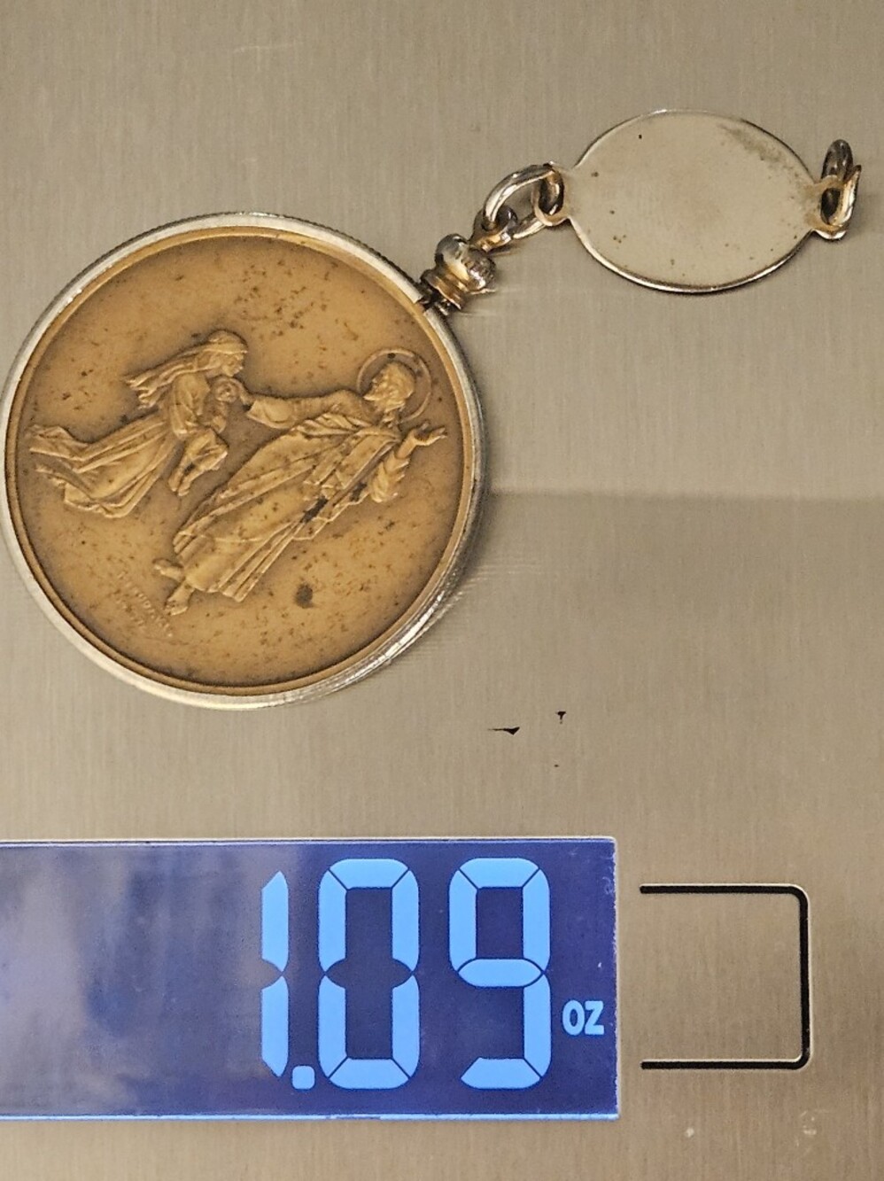 1972 Kathryn Kuhlman Commemorative Coin Keychain Medallion Evangelos Frudakis - Picture 5 of 10